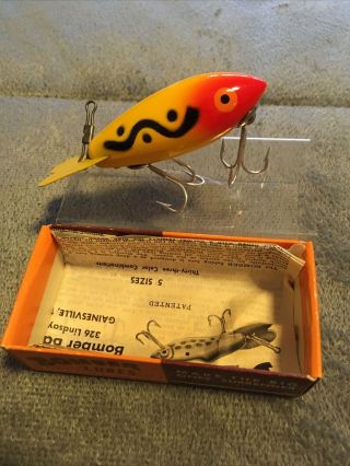 Vintage Bomber Fishing Lure 457 Box / Paperwork