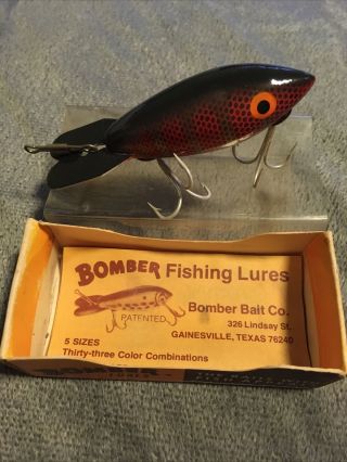 Vintage Bomber Fishing Lure 413 Box / Paperwork