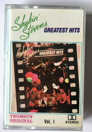 Shakin Stevens Greatest Hit Cassette Tape Rare Thomsun Saudi Arabis Uae