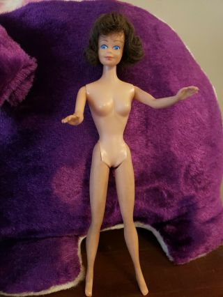 Vintage 1962 Midge Barbie Doll Brunette Freckles