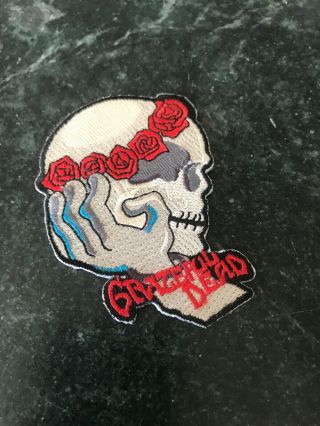 Grateful Dead Patch Rare Vtg 80s 90s 3” Logo Jerry Garcia Roses Skull Album