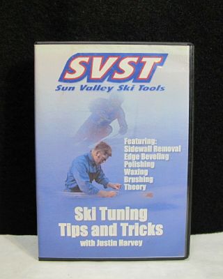 Svst Sun Valley Ski Tools Idaho Tuning Tips Tricks Justin Harvey Rare Dvd
