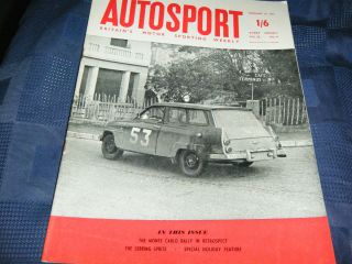 Austin Healey Sebring Sprite 1961 Test 1961 Very Rare