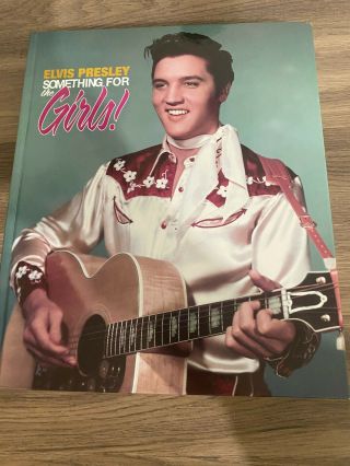Elvis Presley " Something For The Girls " Rare Book And Cd Great Shape