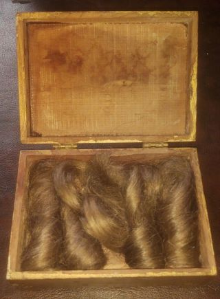 Antique Real Human Hair Child 