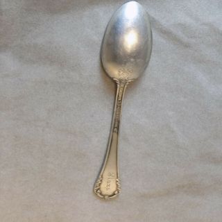 Plaza Hotel NYC Patent Feb 7 1899 Reed & Barton Sterling Silver Demitasse Spoon 2