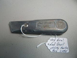 Vintage Rare Red Devil Uk - 55 Box Cutter Utility Knife