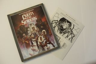 Ad&d Queen Of The Spiders Cdq1 - 7 9179 Gary Gygax Rare Module 1986 Ed.