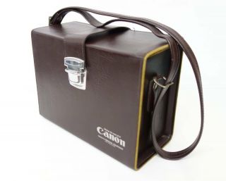 Rare Exc,  5 Canon Leather Trunk Carry Case For Canon A - 1 Ae - 1 Series From Japan