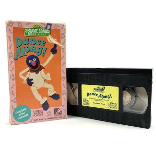 Rare - Sesame Street Dance Along (vhs 1990) Jim Henson Muppets