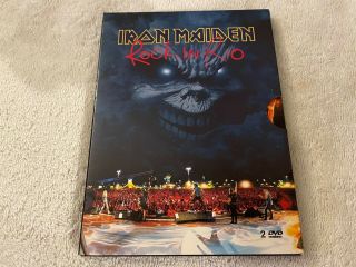 Iron Maiden Rock In Rio 2 - Dvd Set Rare Oop