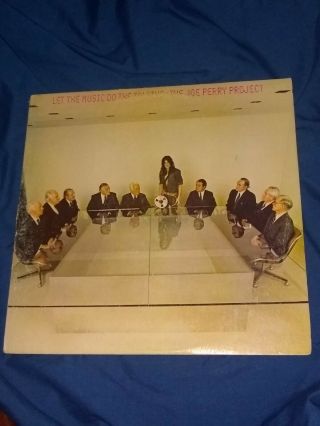 The Joe Perry Project - Let The Music Do The Talking Rare Vinyl Lp