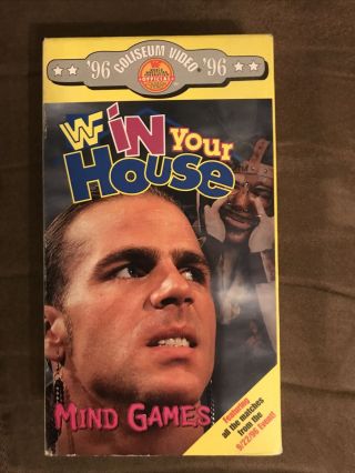 Wwf In Your House Mind Games Vhs Rare Wwe