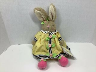 Cuties By Mary Engelbreit " Bunny " The Rabbit Plush Rare 1999 W/tags