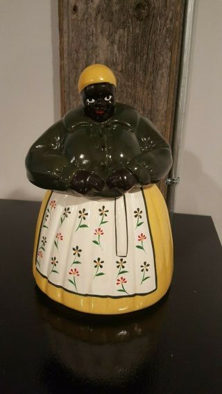 Mccoy Pottery Mammy Cookie Jar,  (1948 - 57) Marked,  Rare Colors