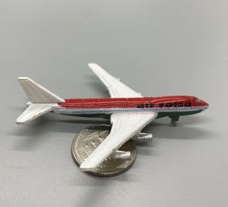 Micro Machines Boeing 747 Aircraft Air Roma,  1992 Lgti,  Rare