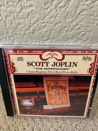 Scott Joplin The Entertainer Classic Ragtime From Rare Piano Rolls Cd