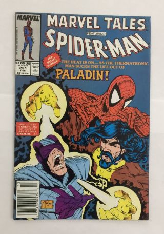 Marvel Tales 231 Spider - Man - Paladin - Rare Unread Newsstand Variant Mcfarlane Nm