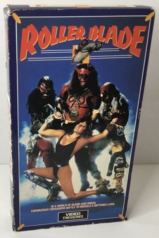 Roller Blade Vhs 1986 Very Rare Horror Post Apocalyptic Not Rated