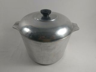 Magnalite Wagner Cookware 7.  5 Qt Stock Pot Dutch Oven W/ Lid Rare Size 7ltr