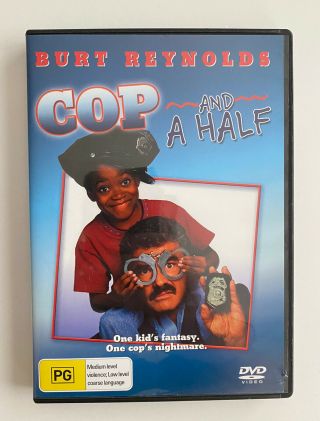 Cop And A Half (dvd) Region 4 Burt Reynolds Rare Oop Like