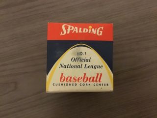 Official National League Spalding Baseball President Giles Rare 1