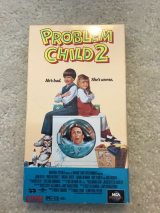 Problem Child 2 Vhs 1991 John Ritter Rare Vhs