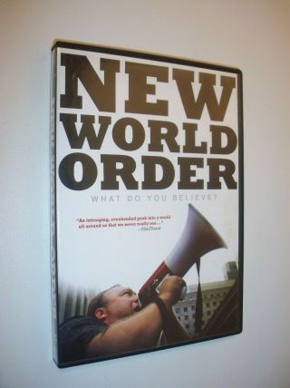 World Order Alex Jones Documentary Dvd,  Rare