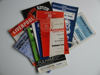 Northampton Town Rare Away Programmes | 1965/1966 | Division One | Select List
