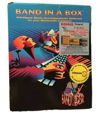 Band In A Box Version 9 Pro Windows Digital - Audio Music Software Rare