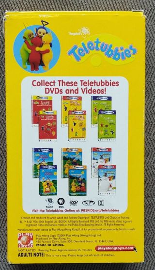 Teletubbies It ' s Time To Hear The Horns Children ' s Video Rare VHS 2004 2