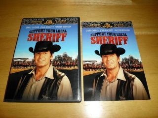 Support Your Local Sheriff (dvd,  2001 Mgm) James Garner; Rare/oop 1968 Western