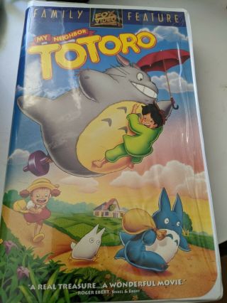 Rare My Neighbor Totoro Vhs (fox Version) 1994