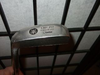 Lynx Golf LXP 717 Precise Balance Putter OFFSET Club Steel Lampkin Rare Mens RH 2