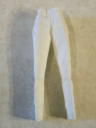 1 Vintage Barbie Doll Clothes Pak White Pants With Tag