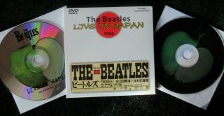 The Beatles - Live In Japan 1966 Rare / Oop 2005 Import Cd / Dvd Combo
