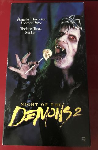 Rare Night Of The Demons 2 (vhs,  1994) - Halloween -