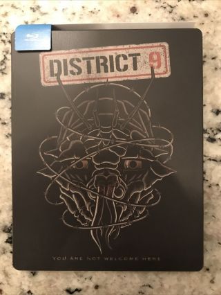 District 9 (blu - Ray,  Steelbook) Pop Art Best Buy Exclusive Rare Oop
