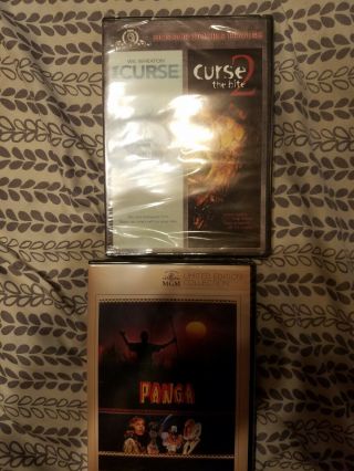 The Curse 1,  2,  And 3 Rare Htf Oop 80s Horror Dvd Gore,  Bloody,  Demons,  Cult