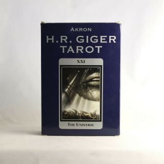 H.  R.  Giger Tarot Card,  Book And Poster Set Rare Collectible