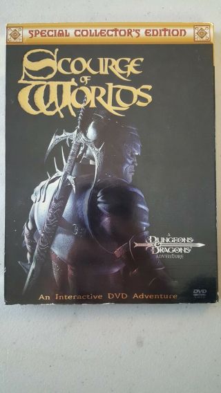 Scourge Of Worlds (special Edition) Dvd Interactive - D&d Dungeons & Dragons - Rare