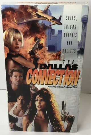 The Dallas Connection Vhs 1994 Andy Sidaris Julie Strain Action Shlock Rare Htf