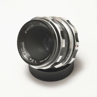 [rare] Steinheil Auto - Cassaron 50mm F/2.  8 Edixa Reflex Zebra M42 Lens