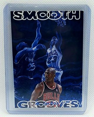Michael Jordan 1996 - 97 Upper Deck Smooth Grooves Sp Rare Insert Sg8 Bulls