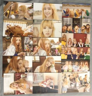 [usa Seller] Red Velvet Ice Cream Cake Postcard Set Rare Merch Official Oop