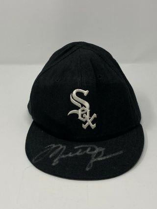 Michael Jordan Signed Autograph Chicago White Sox Hat - Rare And Authentic