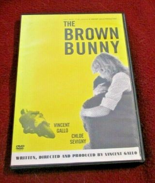 The Brown Bunny Rare Oop Dvd Vincent Gallo,  Chloe Sevigny,  Cheryl Tiegs