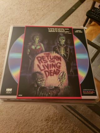 Return Of The Living Dead Laserdisc Rare Horror