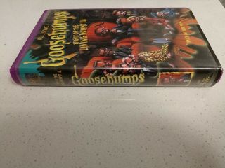 Goosebumps Night of the Living Dummy 3 VHS - R.  L.  STINE - RARE HORROR 3