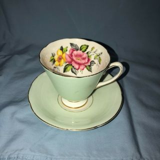 Vintage Old Royal Bone China Tea Cup And Saucer England – Floral